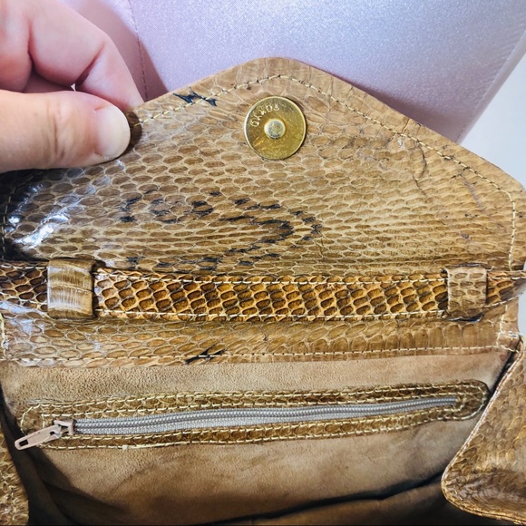 Vintage Tokyo Crossbody/Clutch Genuine Snakeskin - Picture 4 of 7